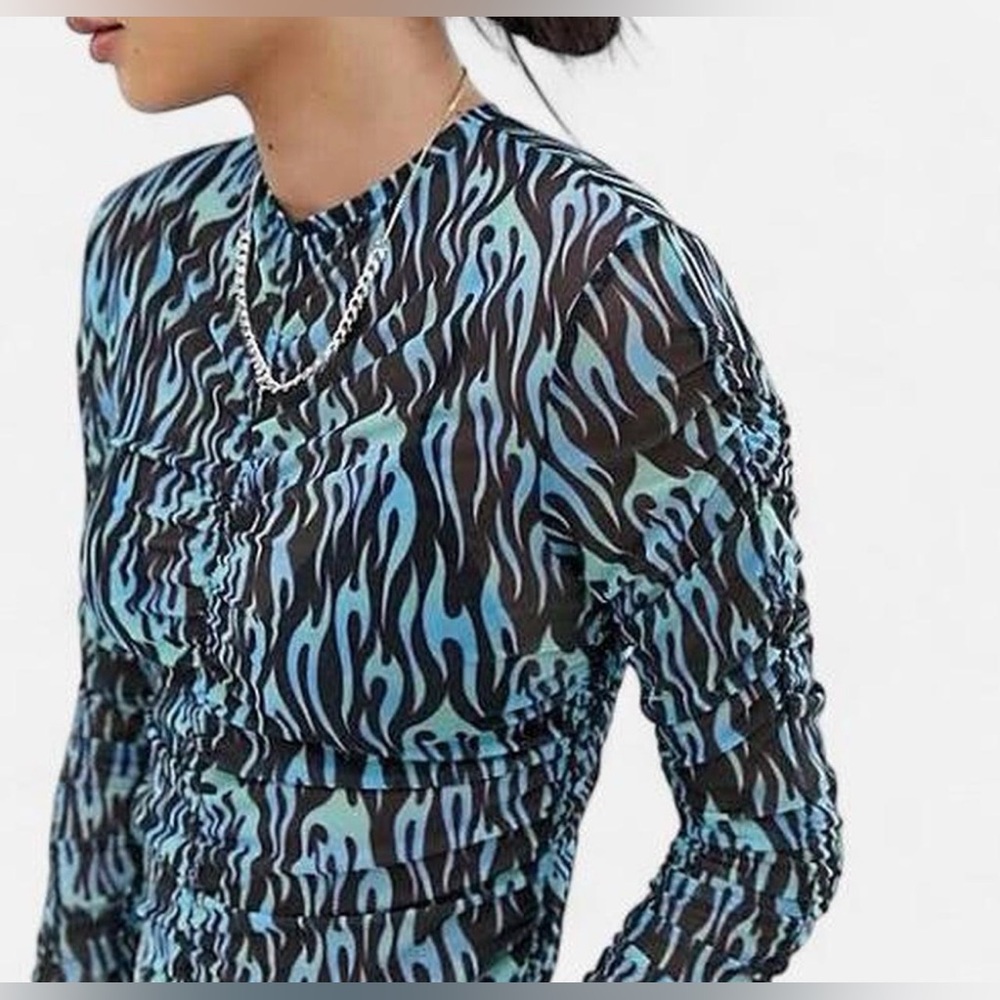 Collusion Flame print Patterned long sleeve